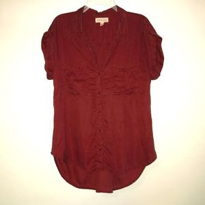 Lovely cloth & stone rayon stripe top UK S SS002 main image 1